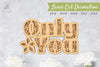 Only You 3D Lasercut Decoration Clipart Bundle