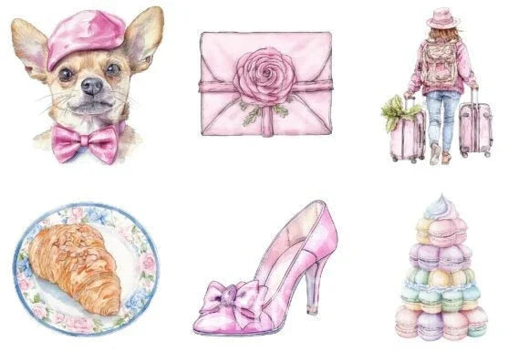 Ooh La Paris Clipart Bundle - CraftNest - Digital Crafting and Art