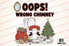 Oops Wrong Chimney Santa Clipart Bundle