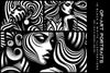 Op Art Portraits - Wall Art