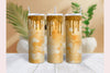 Orange Glitter Honey Bee Tumbler Wrap Bundle