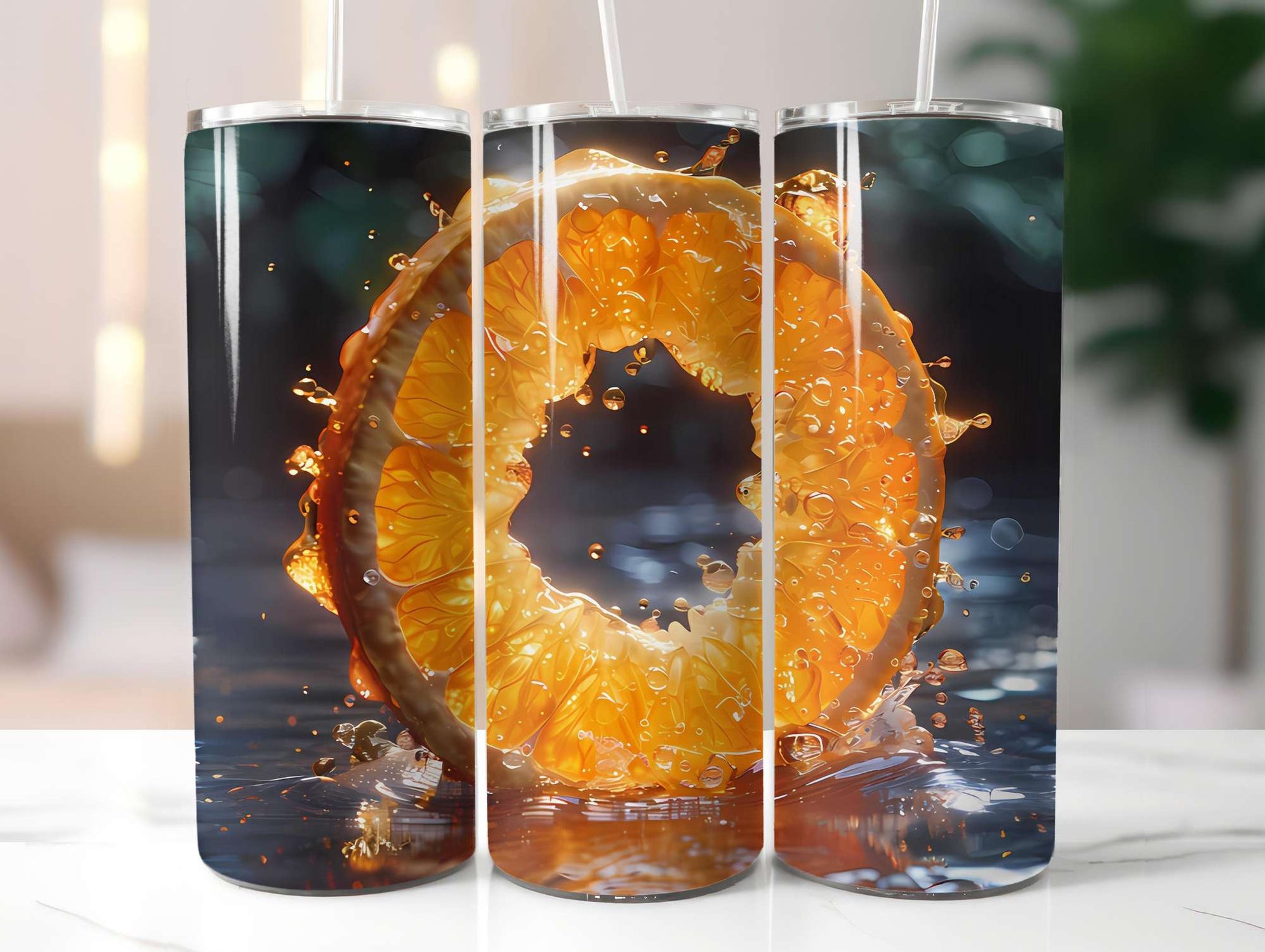 Orange 6 Tumbler Wrap - CraftNest - Digital Crafting and Art