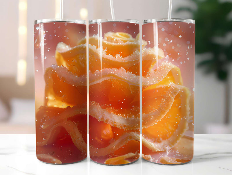 Orange 6 Tumbler Wrap - CraftNest - Digital Crafting and Art