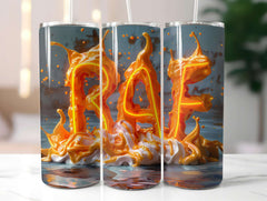 Orange 10 Tumbler Wrap - CraftNest - Digital Crafting and Art