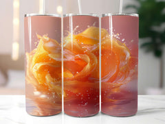 Orange 9 Tumbler Wrap - CraftNest - Digital Crafting and Art