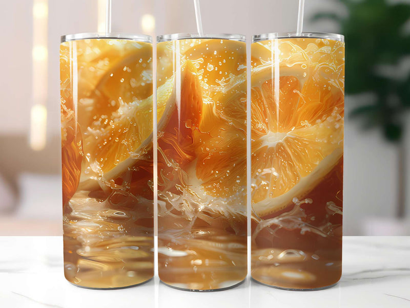 Orange 2 Tumbler Wrap - CraftNest - Digital Crafting and Art
