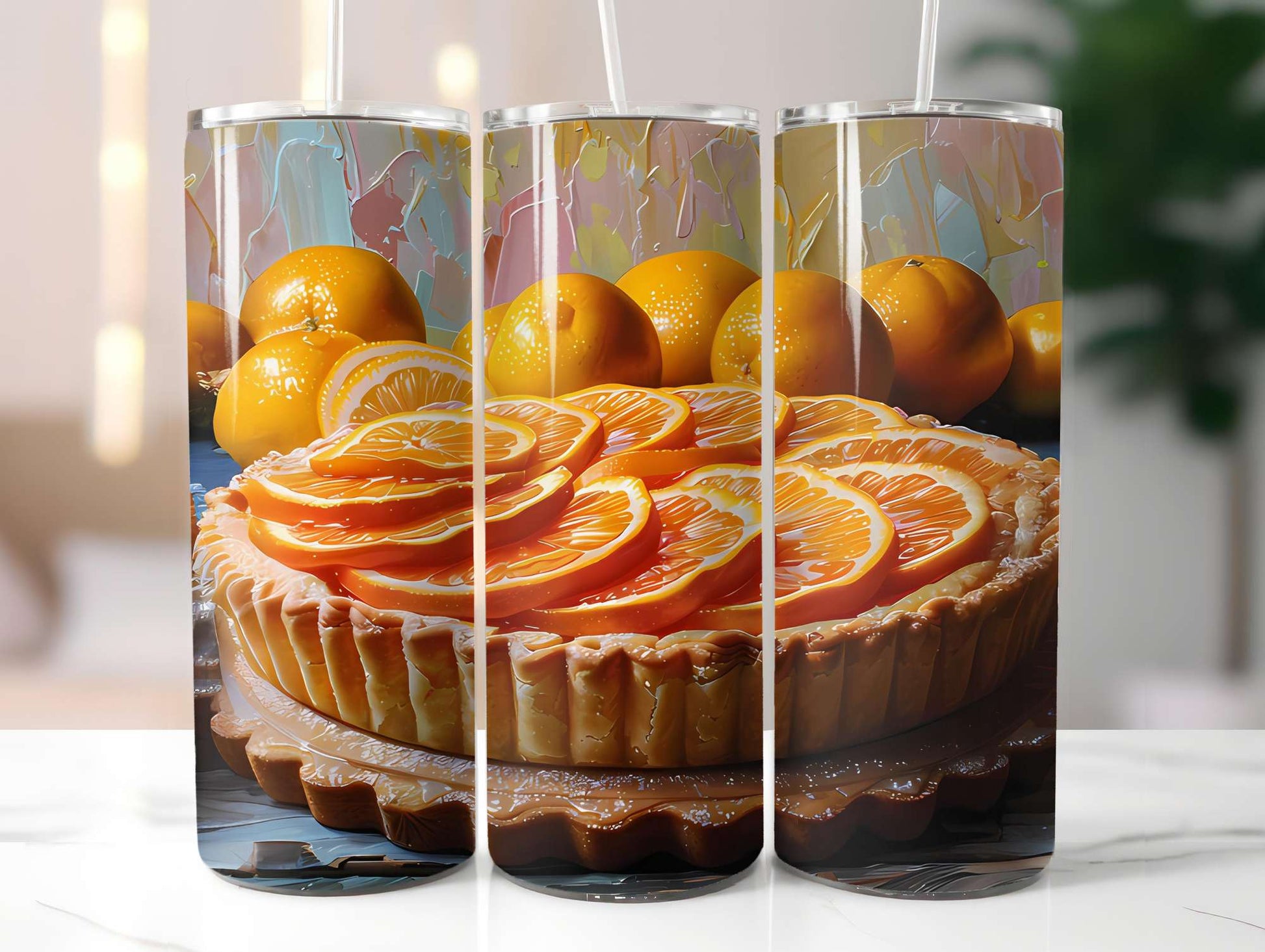 Orange 7 Tumbler Wrap - CraftNest - Digital Crafting and Art
