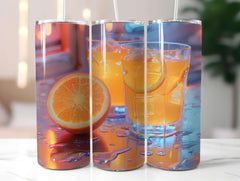 Orange 9 Tumbler Wrap - CraftNest - Digital Crafting and Art