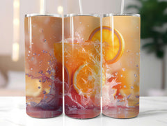 Orange 8 Tumbler Wrap - CraftNest - Digital Crafting and Art
