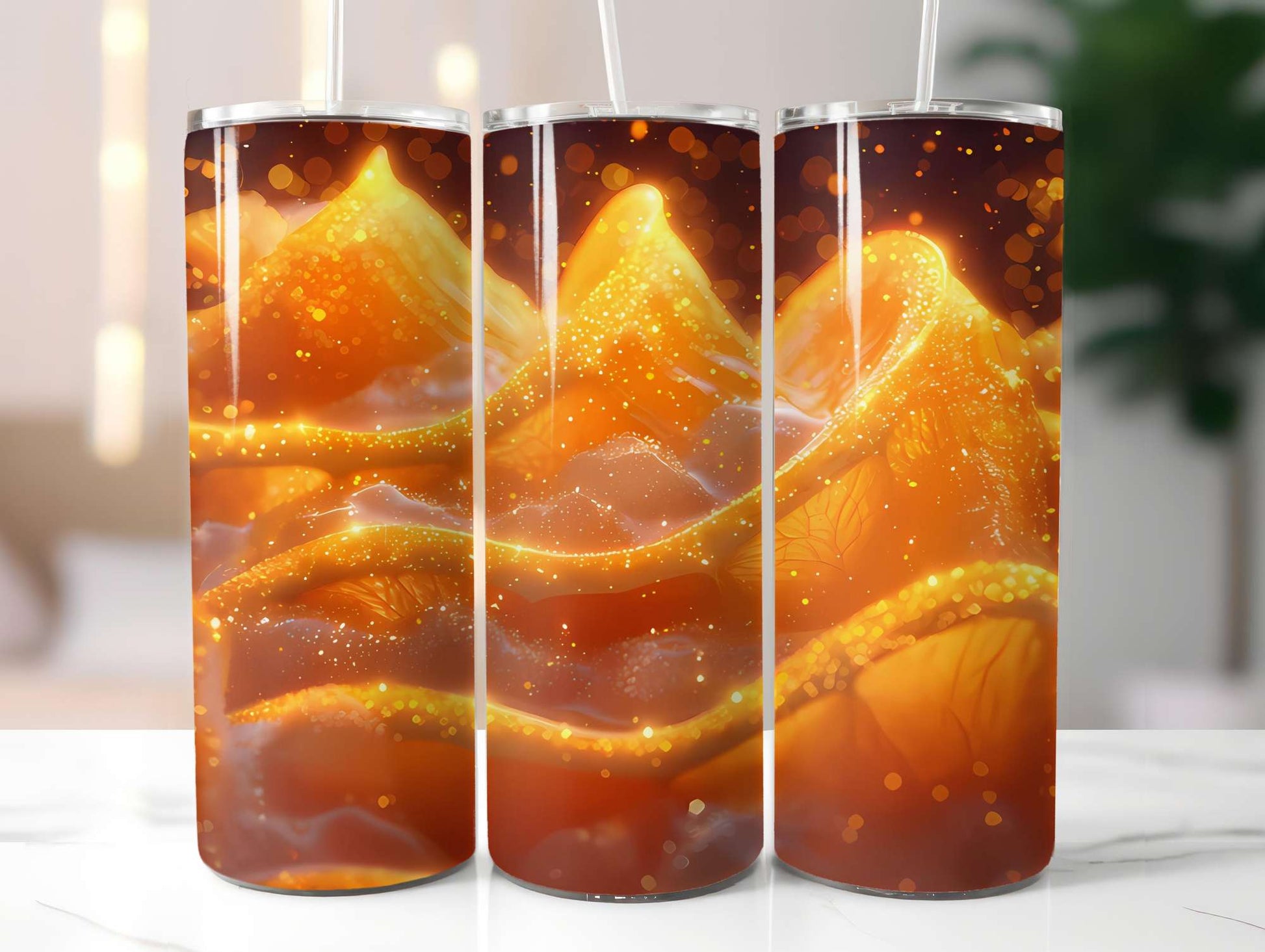 Orange 10 Tumbler Wrap - CraftNest - Digital Crafting and Art