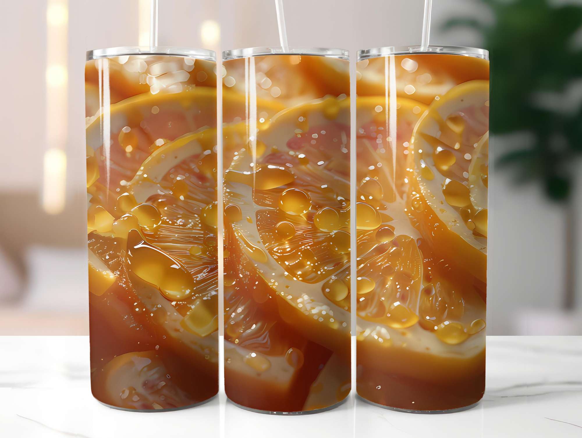 Orange 8 Tumbler Wrap - CraftNest - Digital Crafting and Art