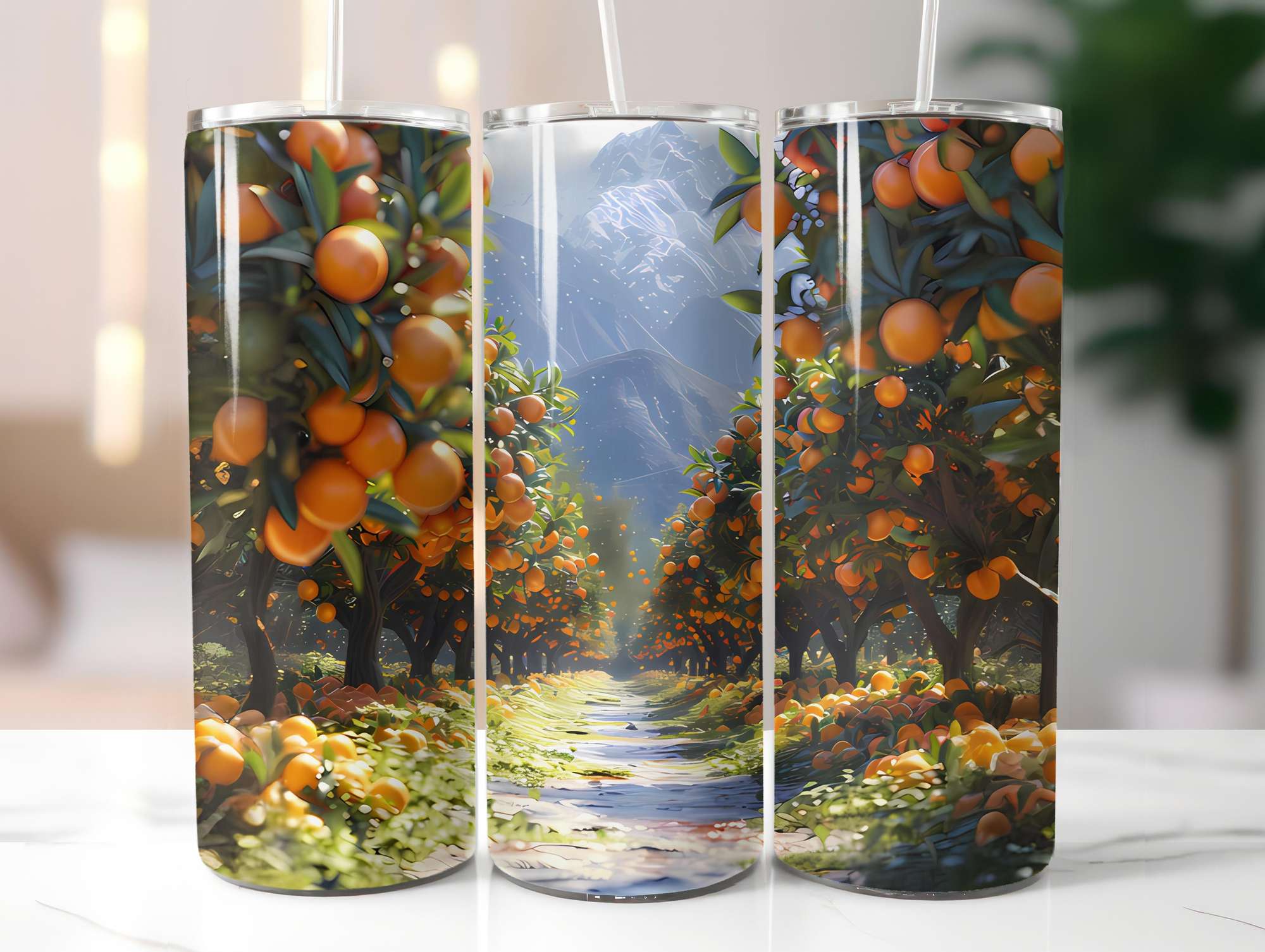 Orange 2 Tumbler Wrap - CraftNest - Digital Crafting and Art