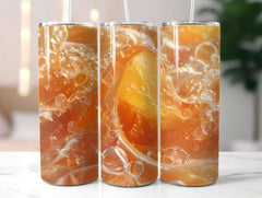 Orange 2 Tumbler Wrap - CraftNest - Digital Crafting and Art