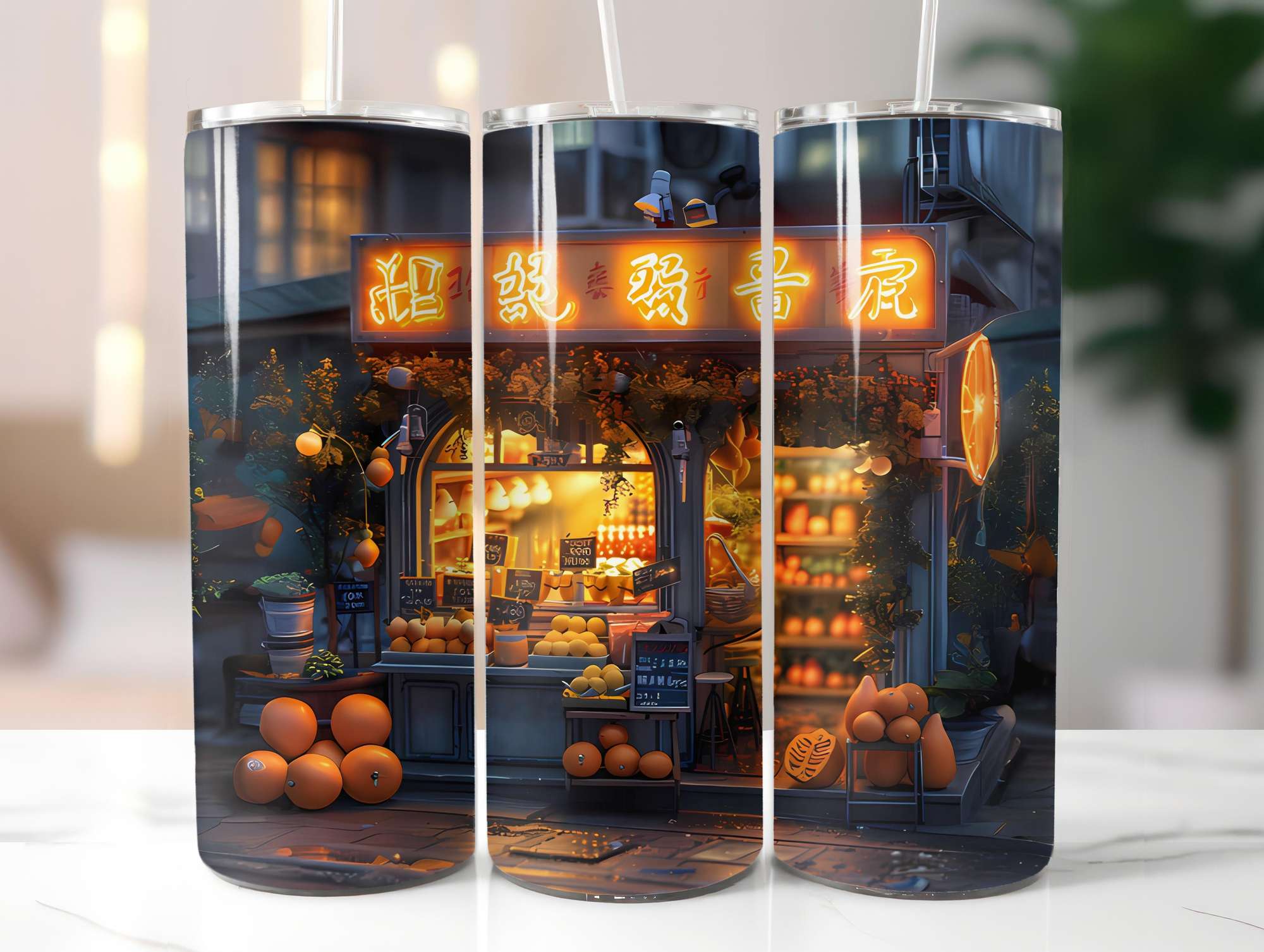 Orange 2 Tumbler Wrap - CraftNest - Digital Crafting and Art