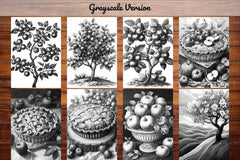 Orchard Harvest Coloring Books - CraftNest - Digital Crafting and Art