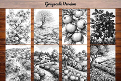 Orchard Harvest Coloring Books - CraftNest - Digital Crafting and Art