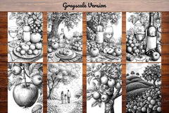 Orchard Harvest Coloring Books - CraftNest - Digital Crafting and Art