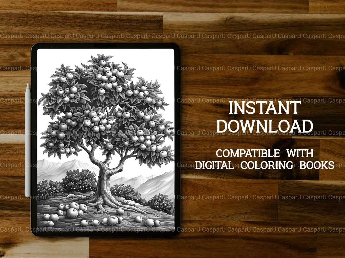Orchard Harvest Coloring Books - CraftNest - Digital Crafting and Art