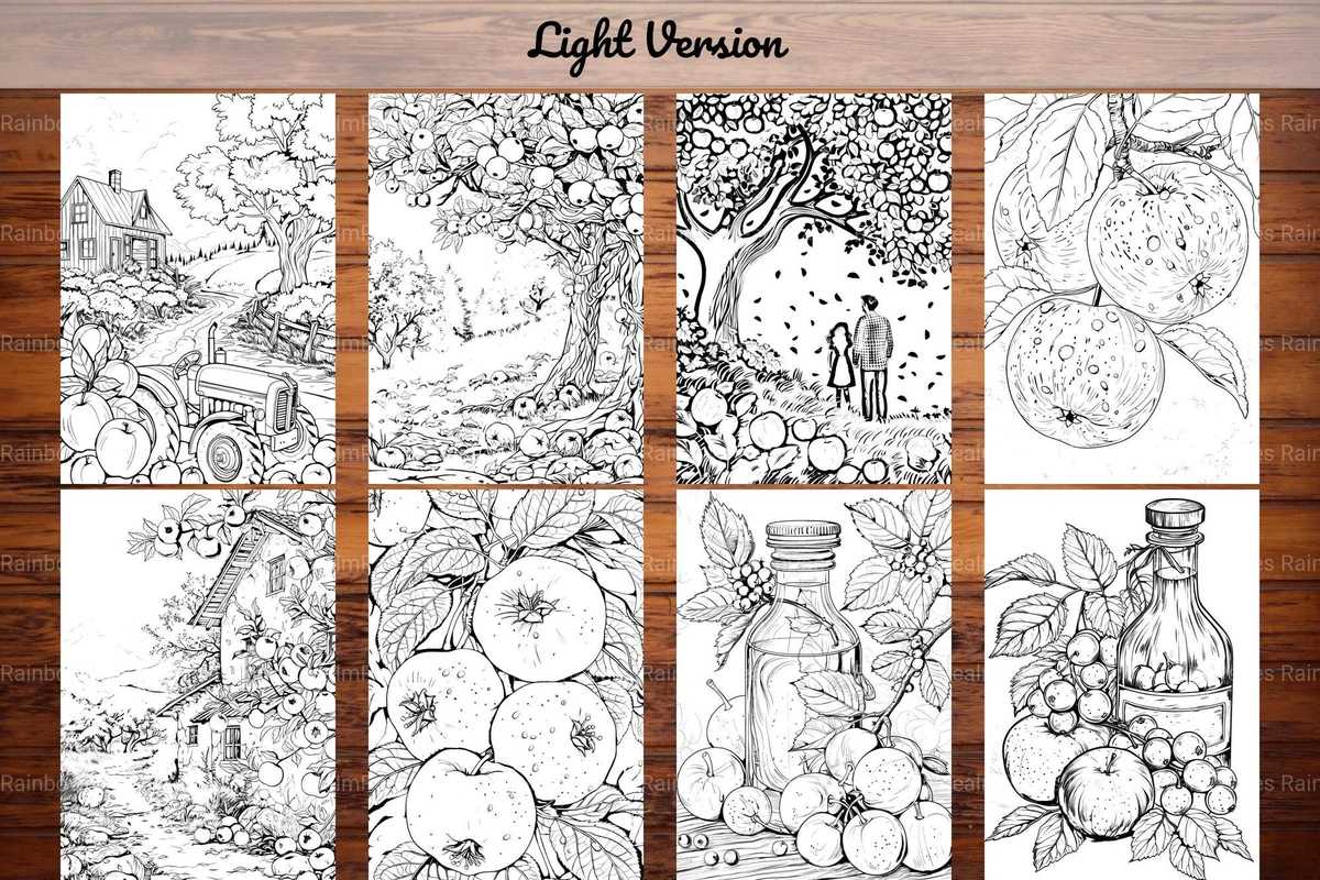 Orchard Harvest Coloring Books - CraftNest - Digital Crafting and Art