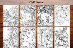 Orchard Harvest Coloring Books - CraftNest - Digital Crafting and Art