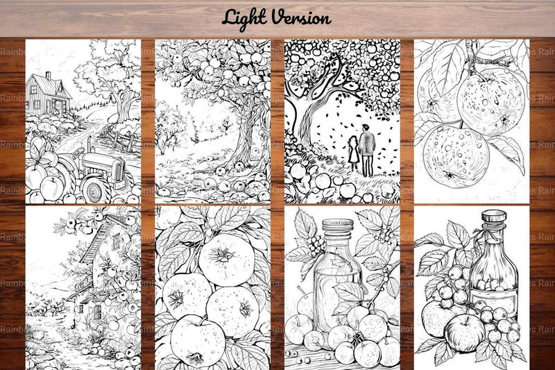 Orchard Harvest Coloring Books - CraftNest - Digital Crafting and Art