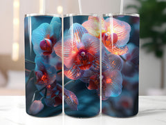Orchids Flowers Tumbler Wrap - CraftNest - Digital Crafting and Art
