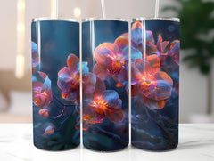 Orchids Flowers Tumbler Wrap - CraftNest - Digital Crafting and Art