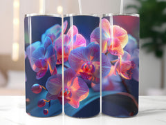 Orchids Flowers Tumbler Wrap - CraftNest - Digital Crafting and Art
