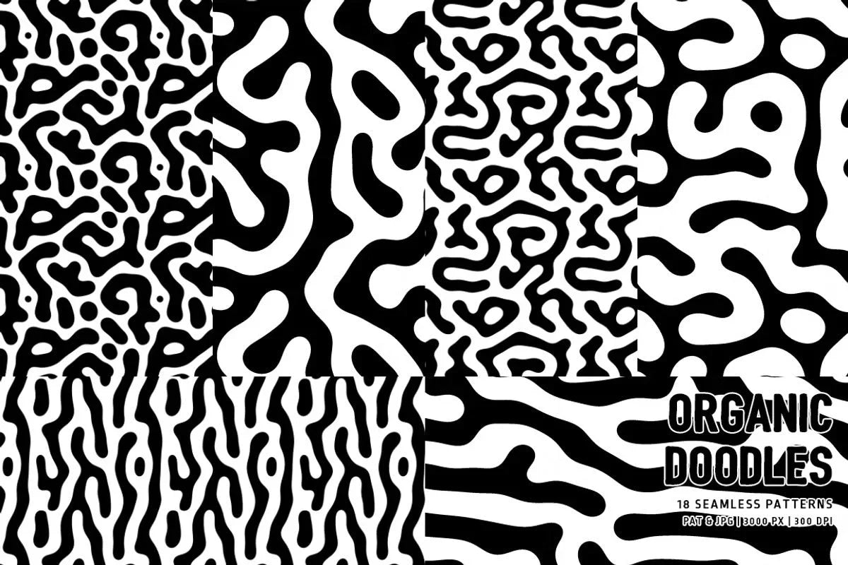 Organic Doodles - Exotic & Ethnic - CraftNest - Digital Crafting and Art