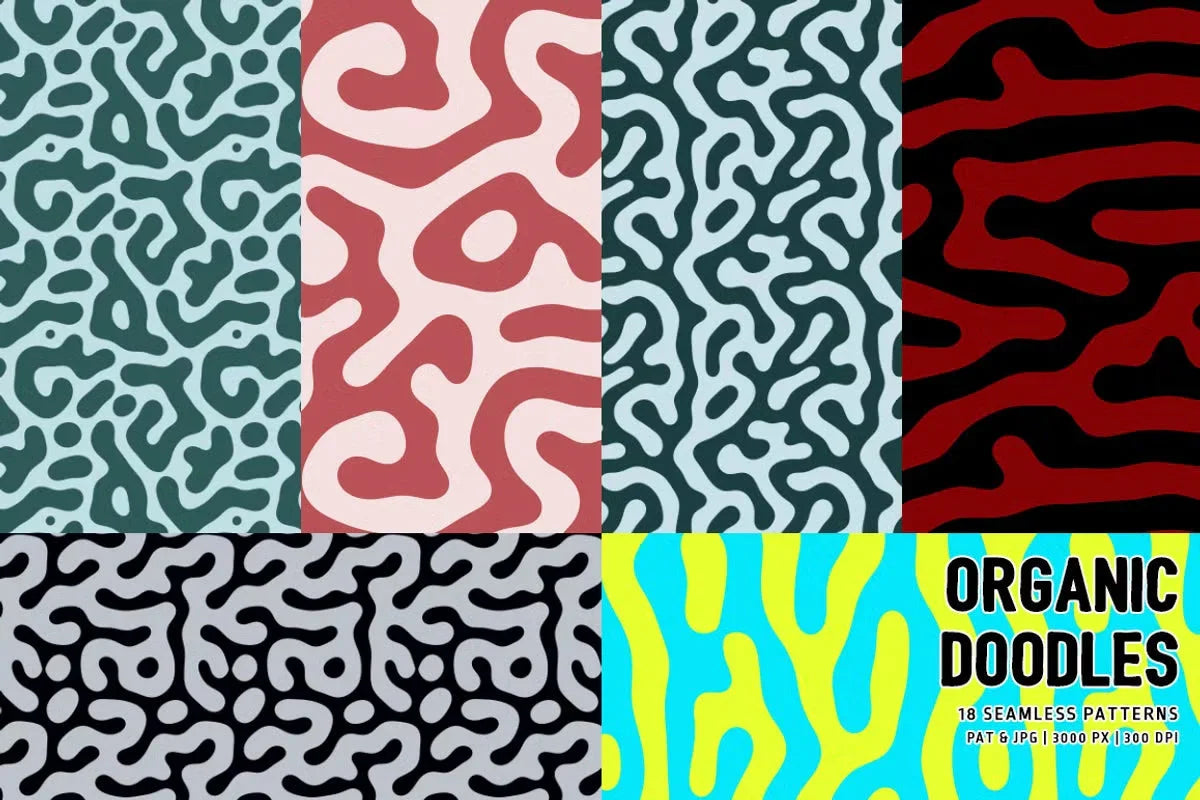 Organic Doodles - Exotic & Ethnic - CraftNest - Digital Crafting and Art