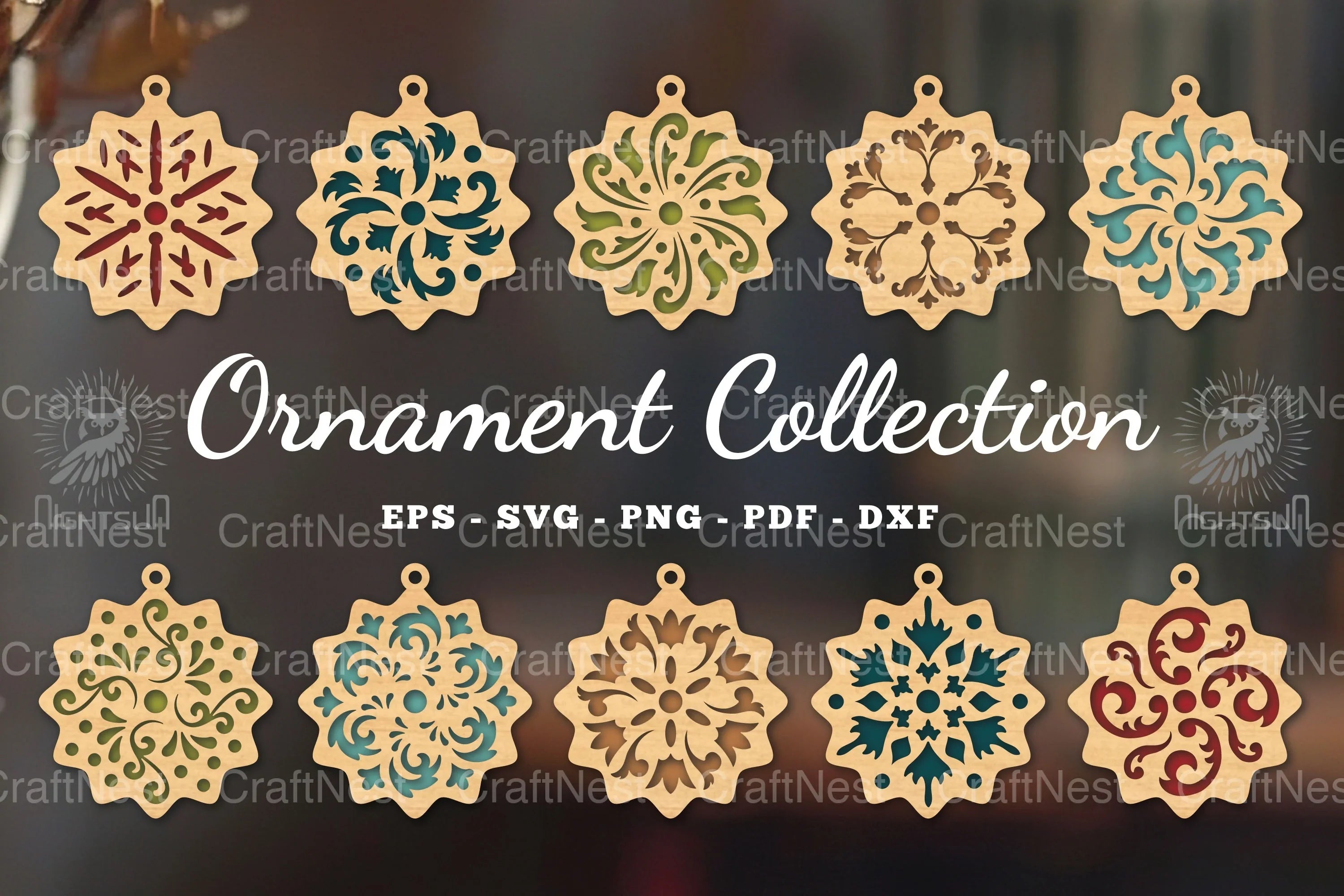 Ornament Collection Clipart Bundle - CraftNest - Digital Crafting and Art