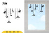 Outer Space Window Decal Clipart Bundle
