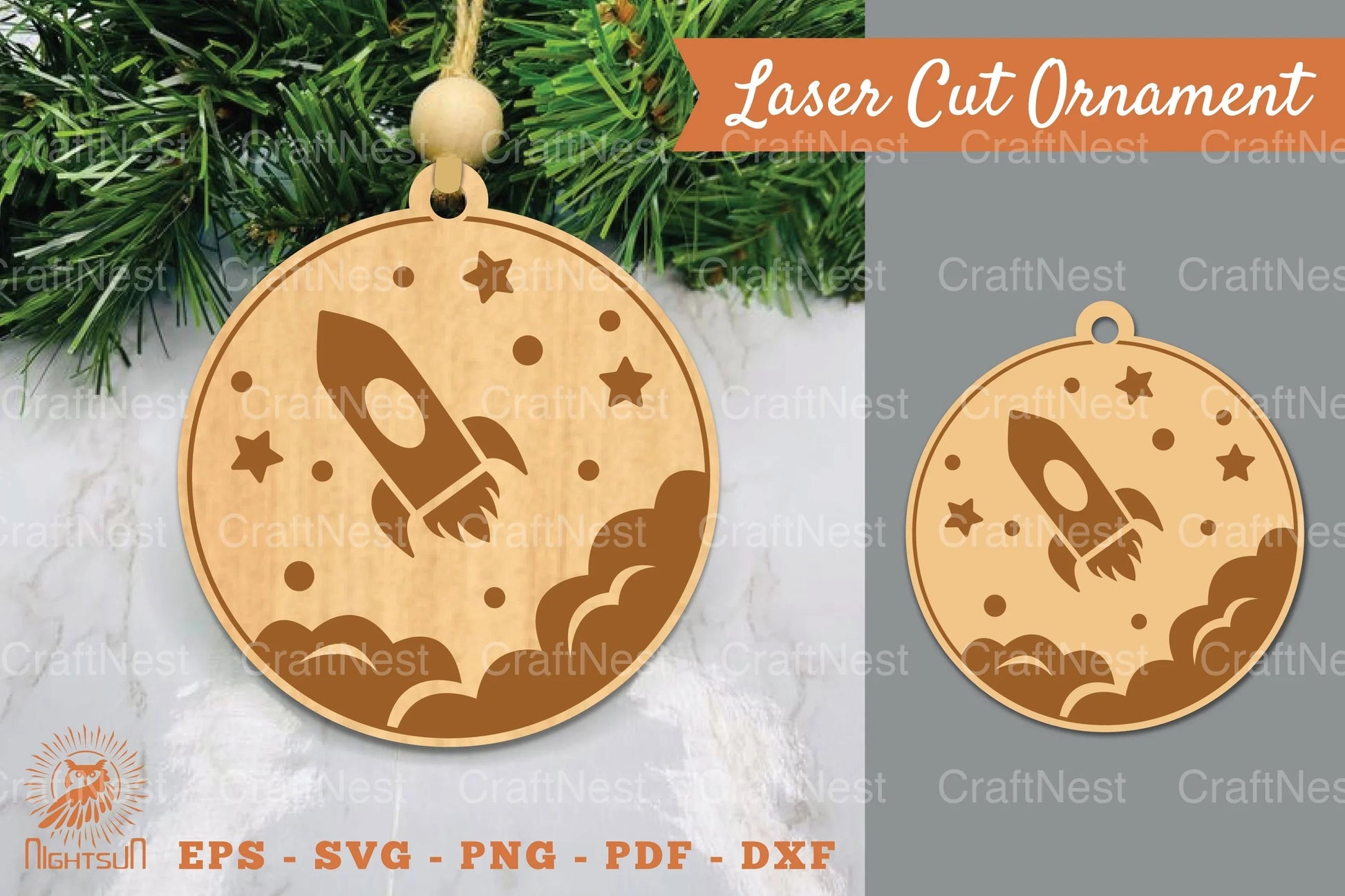 Outer Space Laser Cut Ornament Clipart Bundle - CraftNest - Digital Crafting and Art