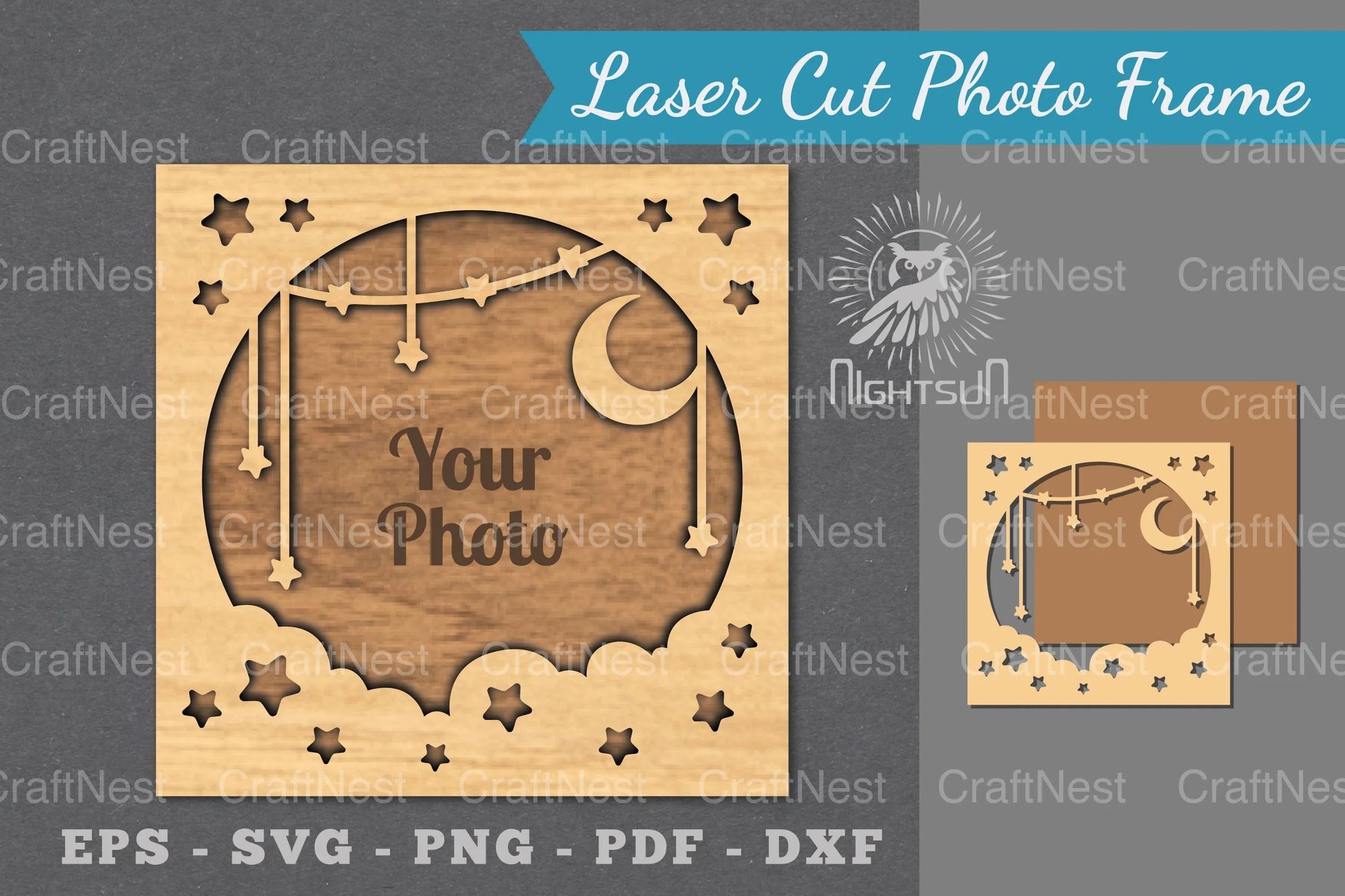 Outer Space Laser Cut Photo Frame Clipart Bundle - CraftNest - Digital Crafting and Art