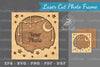 Outer Space Laser Cut Photo Frame Clipart Bundle