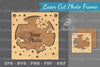 Outer Space Laser Cut Photo Frame Clipart Bundle