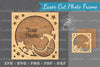 Outer Space Laser Cut Photo Frame Clipart Bundle