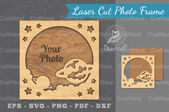 Outer Space Laser Cut Photo Frame Clipart Bundle - CraftNest - Digital Crafting and Art