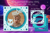 Outer Space Layered Frame Clipart Bundle