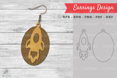 Outer Space Leather Earring Design Clipart Bundle - CraftNest - Digital Crafting and Art