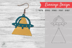 Outer Space Leather Earring Design Clipart Bundle - CraftNest - Digital Crafting and Art