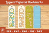 Outer Space Papercut Bookmark SVG Bundle
