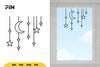 Outer Space Window Decal Clipart Bundle