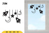 Outer Space Window Decal SVG Bundle