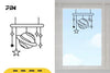 Outer Space Window Decal Clipart Bundle