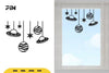 Outer Space Window Decal SVG Bundle