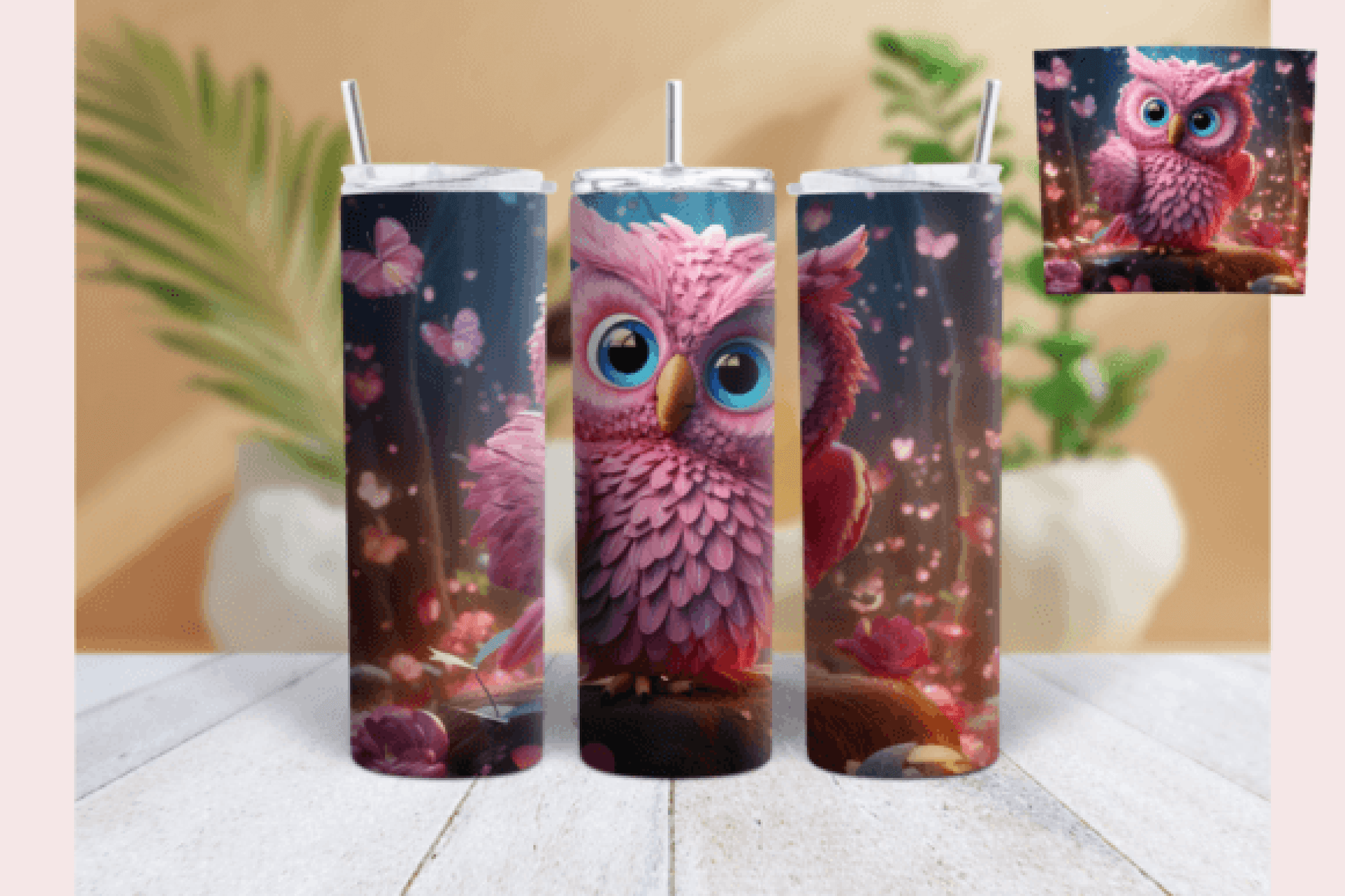 Owl Tumbler Wrap Bundle - CraftNest - Digital Crafting and Art