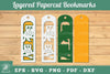 Owl 3D Papercut Bookmarks Clipart Bundle
