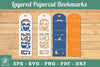 Owl 3D Papercut Bookmarks Clipart Bundle
