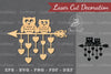 Owl Arrow Laser Cut Decoration Clipart Bundle